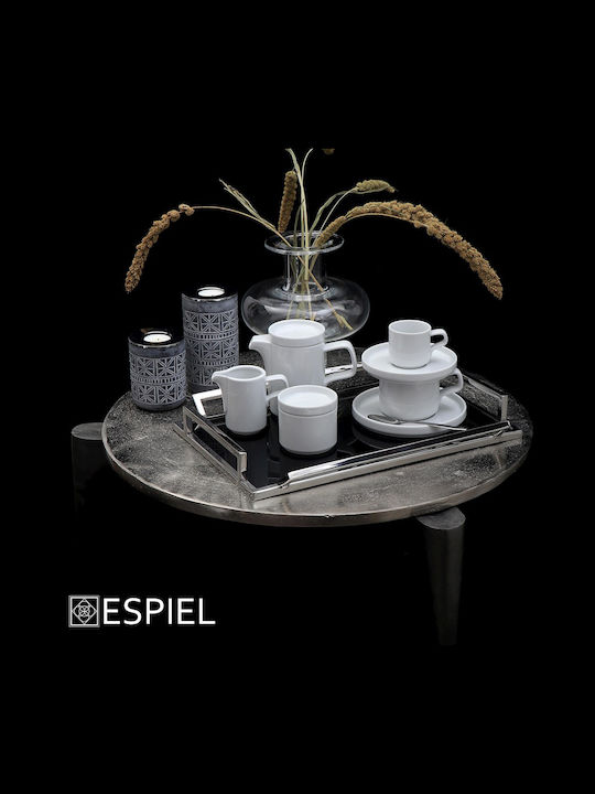 Espiel Good Mood Σετ Τσαγιού από Πορσελάνη Λευκή 380ml 2τμχ
