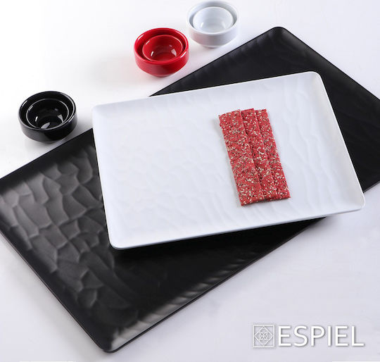 Espiel Μπωλ Σερβιρίσματος για Ντιπ Στρογγυλό από Μελαμίνη Μαύρο με Διάμετρο 6εκ.