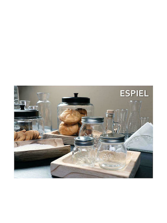 Espiel Wooden Serving Platter with Handle 28.5x15.5x5cm