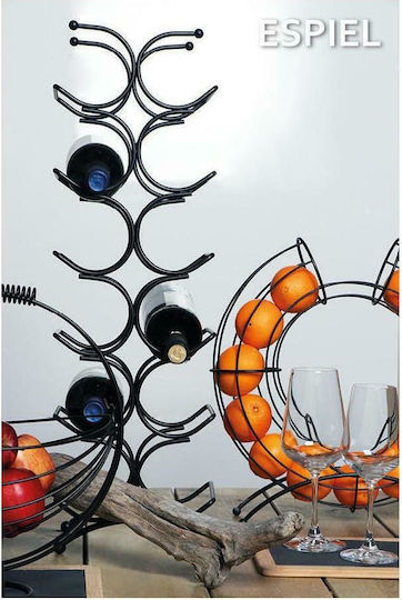 Espiel Fruitieră Metalic Negru 34x11.5x40.5buc Espiel Fruitieră Metalic Negru 34x11.5x40.5buc