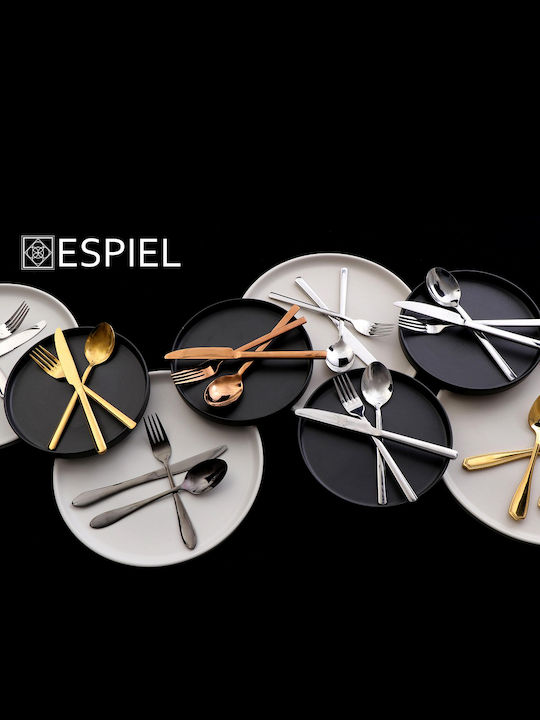 Espiel Fortune Κουτάλι Φαγητού Ανοξείδωτο Χρυσό 20.5cm