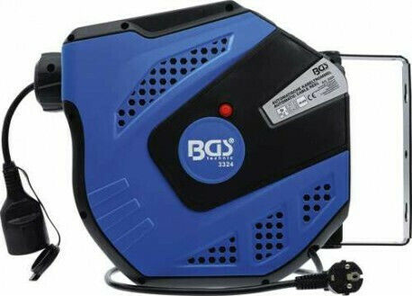 BGS Technic 1 Platz mit Kabel 20m Durchmesser 3 x 1.5mm² Blau