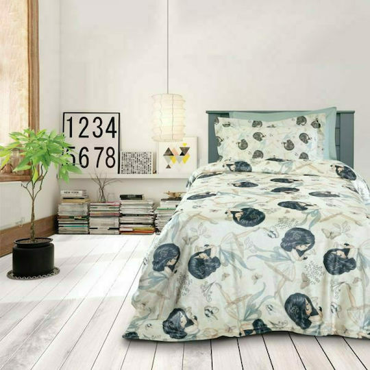 Das Home Kids Quilt Single Cute Girl Gray 160x240cm