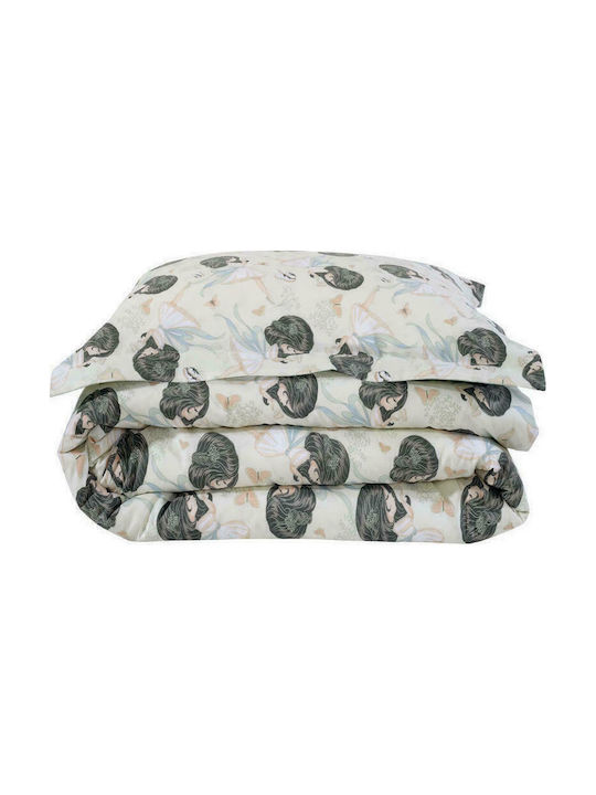Das Home Kids Quilt Single Cute Girl Gray 160x240cm