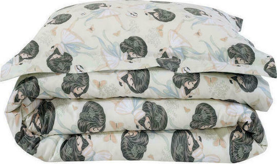 Das Home Kids Quilt Single Cute Girl Gray 160x240cm