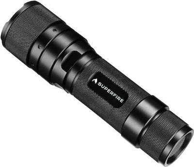 Supfire Rechargeable Flashlight LED Waterproof IP44 with Maximum Brightness 300lm Flashlight Superfire