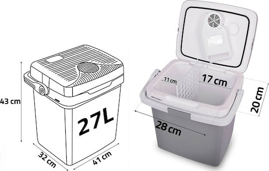Berdsen Icemax Frigider Portabil Termoelectric 26L 12V Gri