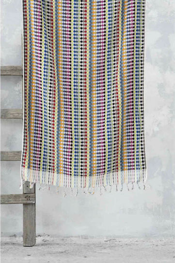 Nima Bubble Cotton Pareo with Fringes 170x90cm