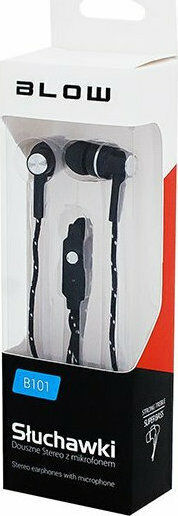 Blow B-101 În ureche Handsfree cu Mufă 3.5mm Negru