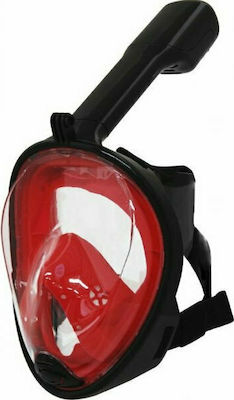 Bluewave Silicone Full Face Diving Mask Κόκκινο / Μαύρο S/M Red SMLBKU