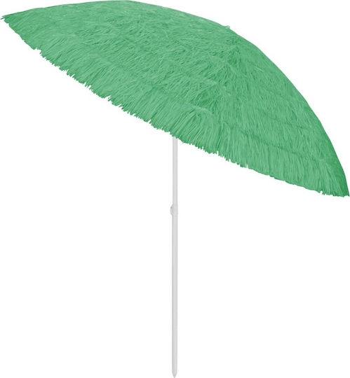 Aluminum Garden & Terrace Parasol Green 3x3m
