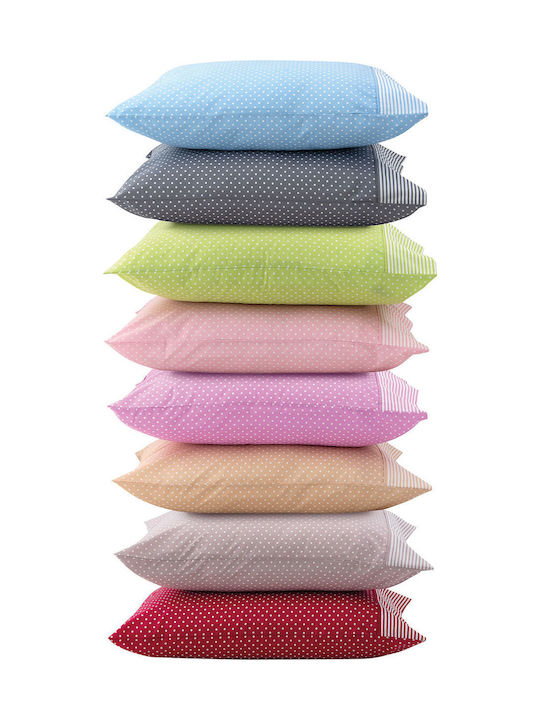 Beauty Home Joy Pillowcase Set with Envelope Cover Purple 50x70cm.