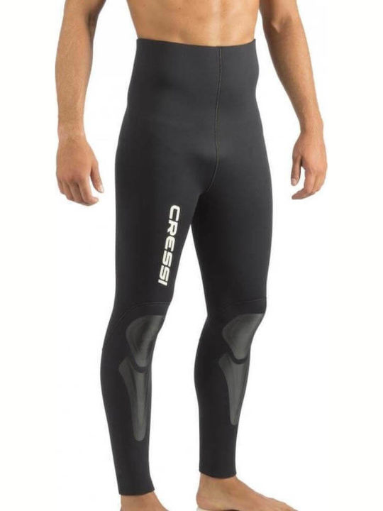 CressiSub Apnea Divisible Shaved Diving Suit with Chest Pad for Spearfishing Black 5mm