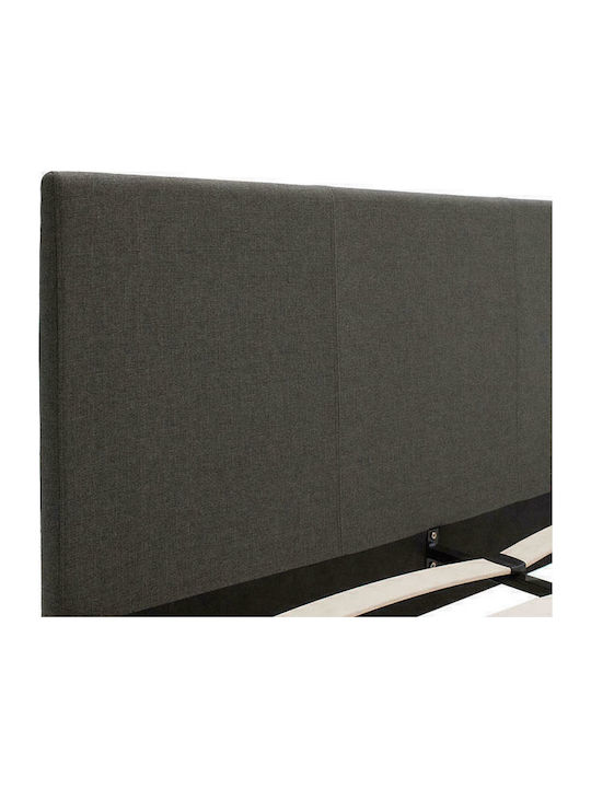 Nevil Легло Двойно Сив с Ламели за Матрак 150x200см
