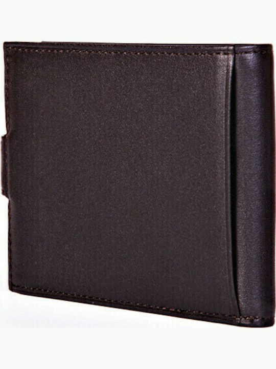 Leather Men's Wallet Classic Brown