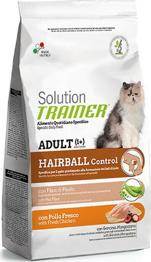 Natural Trainer Hairball Dry Food for Adult Cats with Chicken 1.5kg