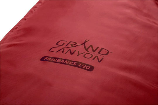 Grand Canyon Sleeping Bag Μονό 2 Εποχών Fairbanks 190 Red