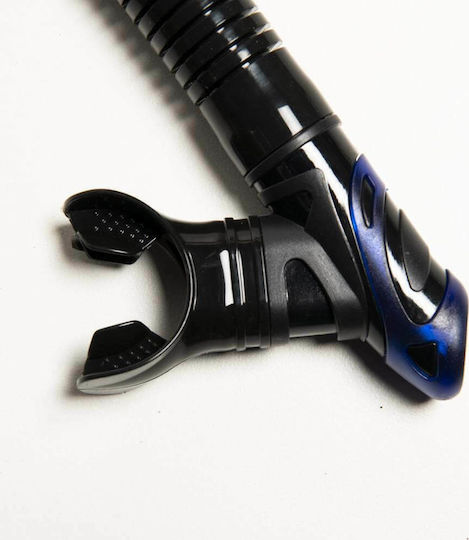 Tech Pro Pearl Schnorchel Blau mit Silikonauslass