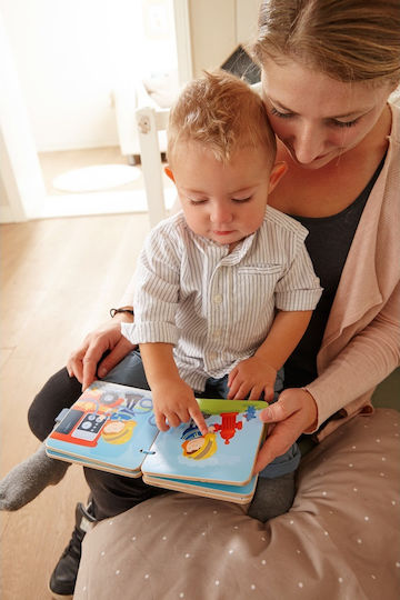 Haba Activity Book Booklet 'The Fire Department' made of Wood for 0++ Months