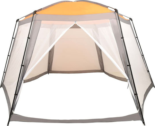 vidaXL Pool-Sonnenschutz Poolabdeckung Grau 660x580x250 cm Stoff 660x580cm 1Stück