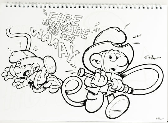 Gim Μπλοκ Ζωγραφικής Smurfs C4 22.9x32.4cm 40 Φύλλα