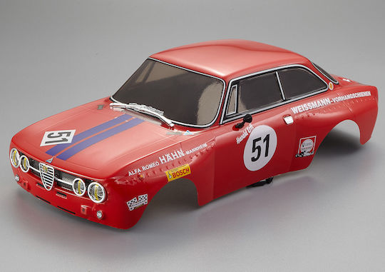 Killerbody (RC) Alfa Romeo GTAm Body Red 195mm RTU all-in
