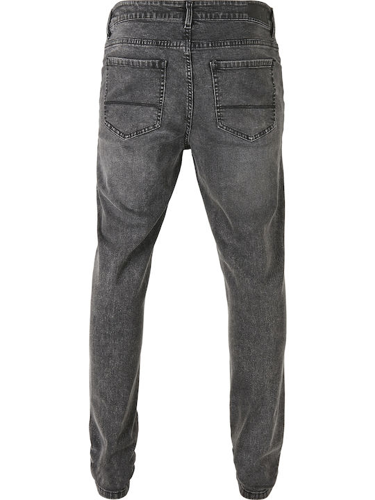 Urban Classics Herren Jeanshose in Slim Fit Black Washed