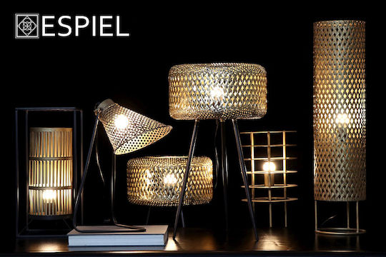 Espiel Floor Lamp H100xW25cm. with Socket for Bulb E27 Gold