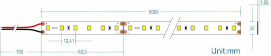 Cubalux Αδιάβροχη Ταινία LED 24V Φυσικό Λευκό Φως 5m Τύπου SMD2835