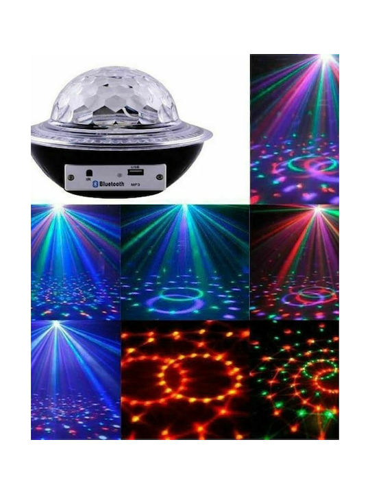 Led Παιδικό Φωτιστικό Projector Ufo με Προβολή Σχεδίων Πολύχρωμο