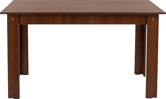 Table Kitchen Wooden Walnut 140x80x77cm