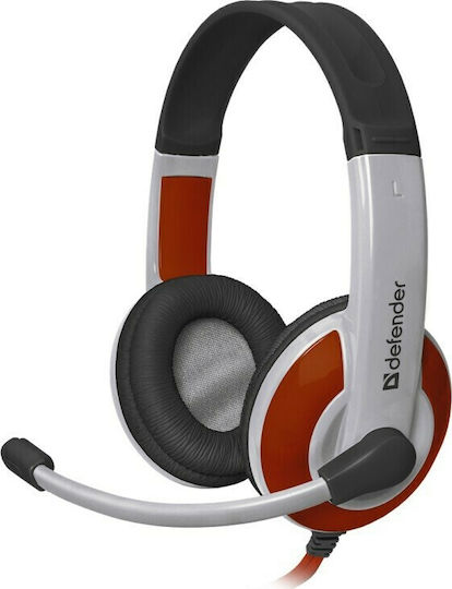 Defender Warhead G-120 Надушници Геймърски слушалки с връзка 2x3,5 мм White/Red