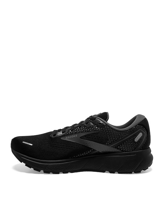 Brooks Ghost 14 Ανδρικά Αθλητικά Παπούτσια Running Μαύρα