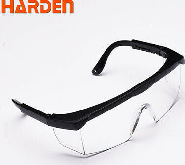 Harden Safety Glasses for Protection with Transparent Lenses 1pcs