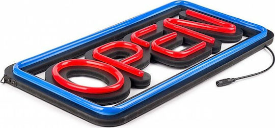 Open SDS-7060 Motion LED Sign One - Sided 50x25cm Red / Blue