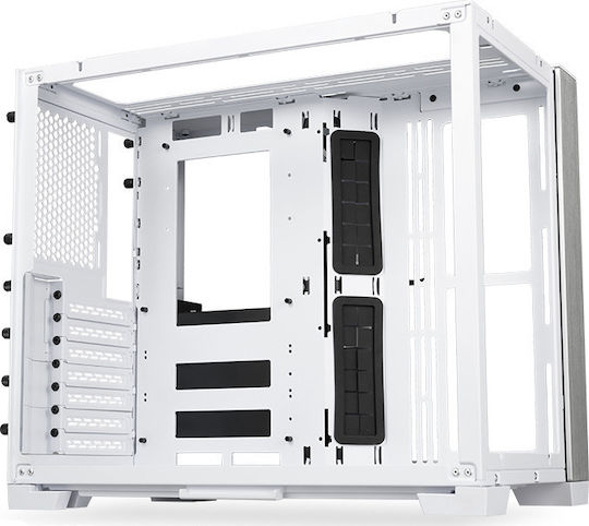 Lian Li O11 Dynamic Mini Gaming Middle Tower Carcasă Calculator cu Fereastră Laterală Albă ca Zăpada