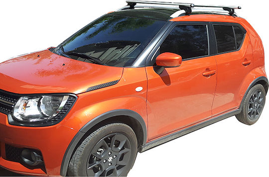 Menabo Aluminum Car Roof Bars for Suzuki Ignis Set with Roof Rack Legs MΠ.SIGNIS.01
