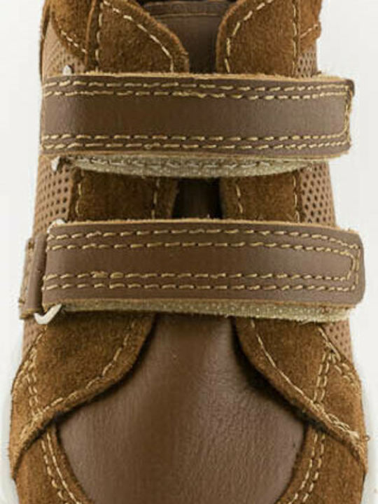 Romeo 5466 Παιδικά Sneakers με Σκρατς Καφέ