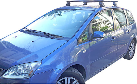 Menabo (with Roof Rack Legs and Lock) Black