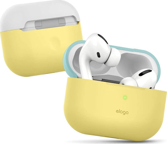 Elago Duo Silicone Case Yellow / Coral Blue / Nightglow Blue for Apple AirPods Pro