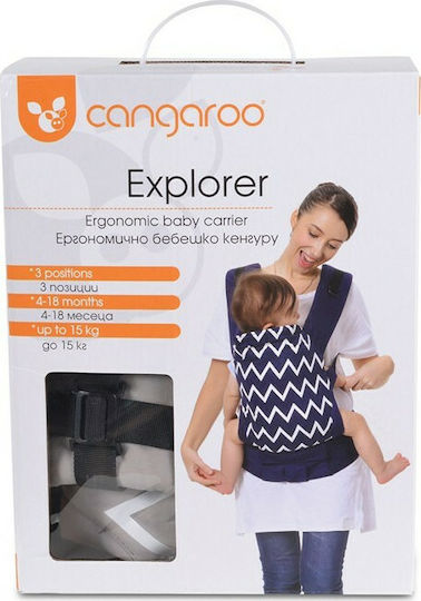 Cangaroo Classic Carrier Explorer Black with Maximum Weight 15kg