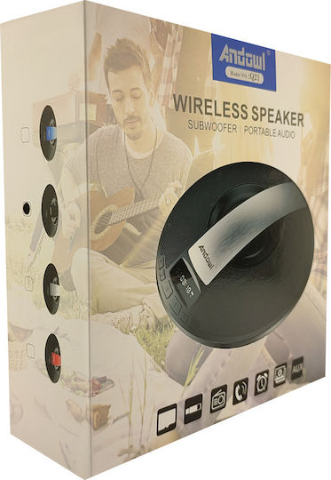 Andowl Q21 Ηχείο Bluetooth με Ραδιόφωνο Μαύρο