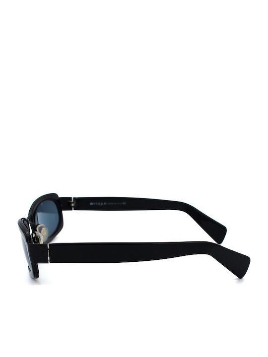 Vogue Unisex Sunglasses with Black Plastic Frame and Blue Lens VO3252S 520