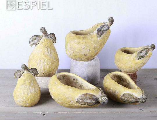 Espiel Plant Pot Ceramic Yellow