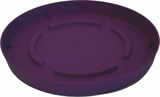 Atmosphera Plate Pot Plastic Violet 23x23cm 10.01.00D23VI