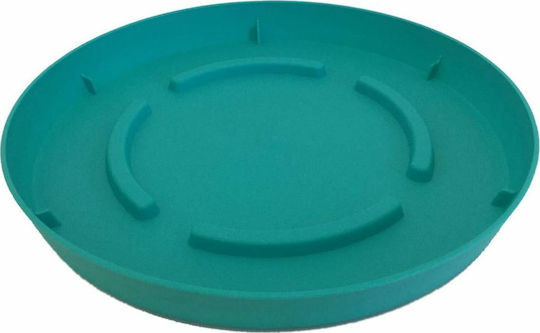 Atmosphera Farfurie Pot Plastic Turquoise 23x23buc 10.01.00D23TU