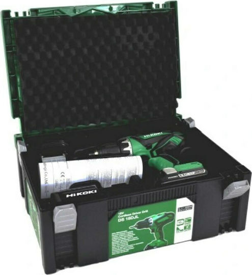 Hikoki DS 18DJL Δραπανοκατσάβιδο Μπαταρίας 18V 2x3Ah