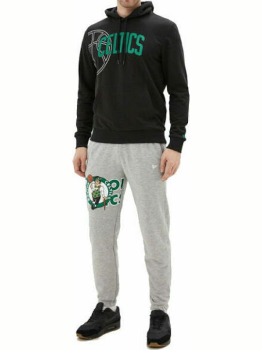 New Era NBA Boston Celtics Men's Sweatpants with Rubber Gray