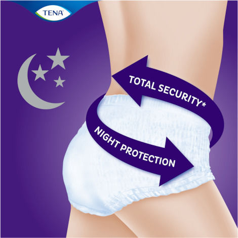 Tena Plus Night Πάνες Βρακάκι Ακράτειας Medium 12τμχ