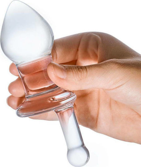 Glas Juicer Anal Plug Transparent 12.7cm